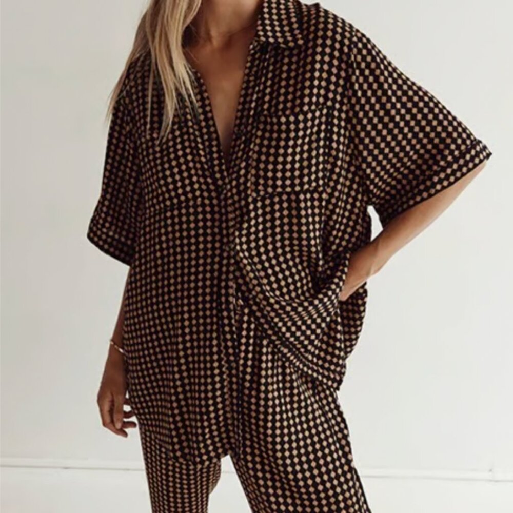 DISSH - Button Down Matching Set - Size S/M